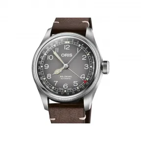 豪利时/Oris BIG CROWN 38MM 精钢 自动机芯 男表 754-7779-4063-SET