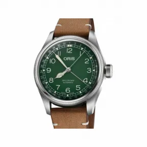 豪利时/Oris BIG CROWN 38MM 精钢 自动机芯 男表 754-7779-4067-SET