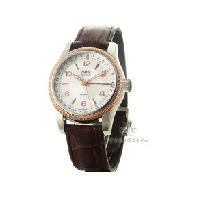 豪利时/Oris 飞行系列 40MM PVD镀金 自动机械机芯 男表 75476284361S