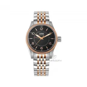 豪利时/Oris 飞行系列 40MM PVD镀金 自动机械机芯 男表 75476794364M