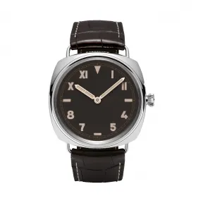 沛纳海/Panerai 18k白金 限量珍藏款系列 手动机械机芯 男表 PAM00376