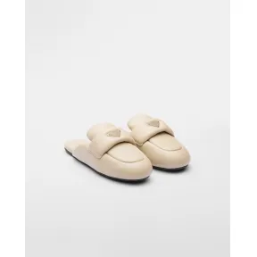 普拉达/Prada Soft加衬软羊革穆勒鞋 1D109N-2DL8-F0F24