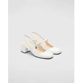 普拉达/Prada 漆皮后饰带鞋 1I161N-069-F0009
