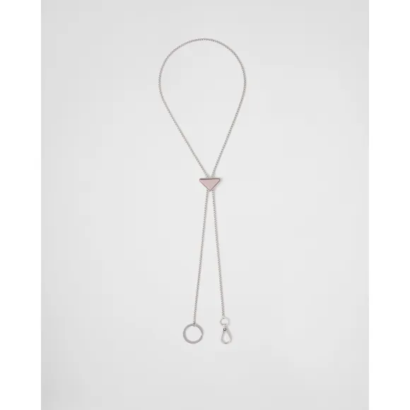 普拉达/Prada 金属徽标挂链 1PS052-66A-F02F8