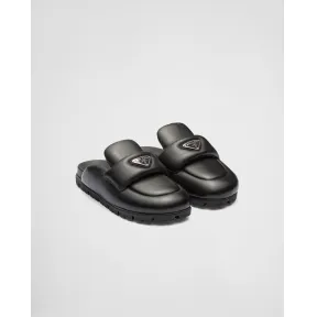 普拉达/Prada Soft加衬软羊革穆勒鞋 1S084N-2DL8-F0002