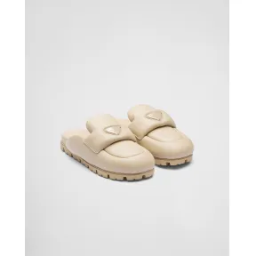 普拉达/Prada Soft软垫纳帕软皮木底鞋 1S084N-2DL8-F0F24