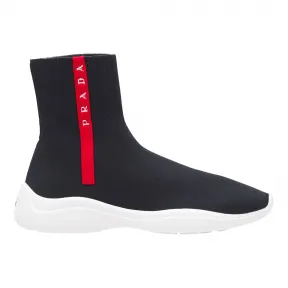 普拉达/Prada 黑色/白色 女士 运动鞋 1T051L 3V80 F0967