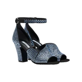 普拉达/Prada 缎面凉鞋 1X848L-2AWL-F0012