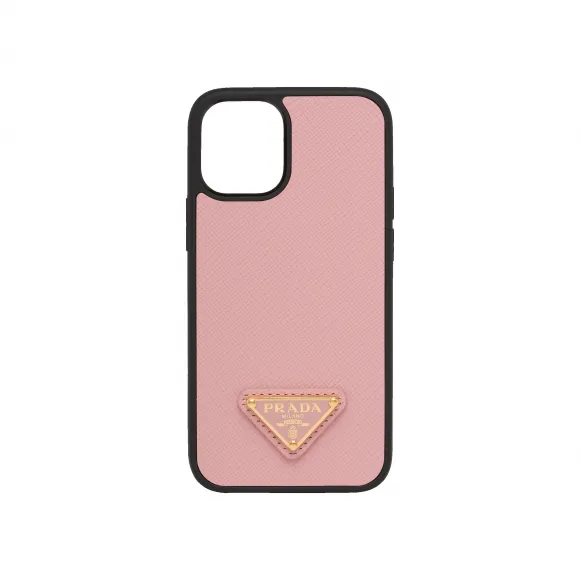 普拉达/Prada iPhone 12 Mini Saffiano 皮革手机套1ZH131-QHH