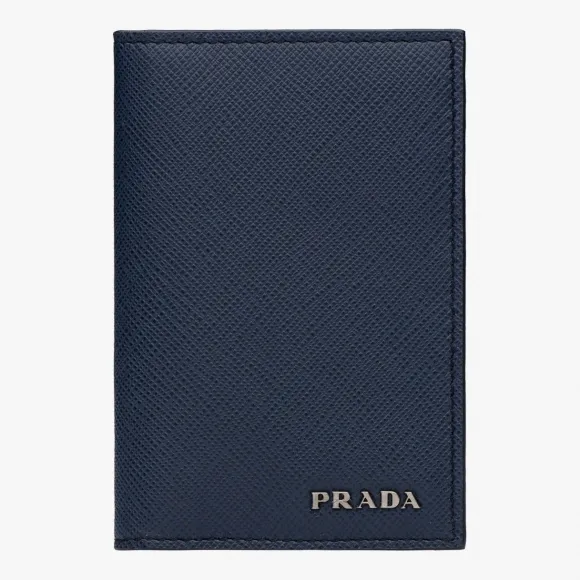 普拉达/Prada 波罗的海蓝+水银色  卡包 2MC101 C5S F0DVI