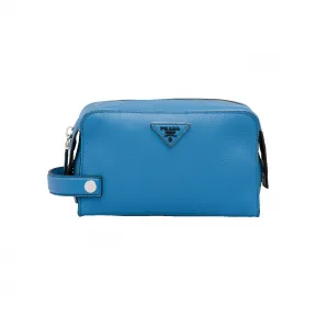PRADA⭐︎皮手袋 Prada紧凑的钱包粉红色米色男女蛋白皮革三倍钱包1MH021 普拉达