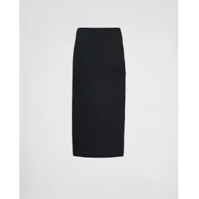 普拉达/Prada 弹力牛仔铅笔半身裙 GFD170-13AR-F0557