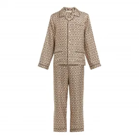 普拉达/Prada 针织印花丝质睡衣 PJ8B64-1RPR-F0Z4M