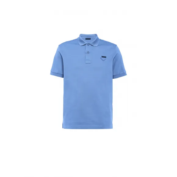 普拉达/Prada 珠地棉Polo衫 UJN444-XGS-F0237