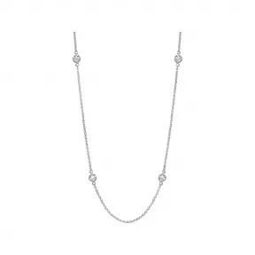 麒麟/qeelin 24吋18K白金钻石项链 CH-024-SNL-WGD