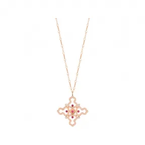 麒麟/qeelin Wulu 18K玫瑰金钻石及红宝石项链 WU-020-LGNL4-RGDRU