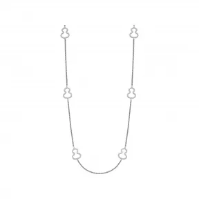 麒麟/qeelin Wulu Sautoir 18K白金钻石项链 (24吋) WU-024-ONLB-WGD