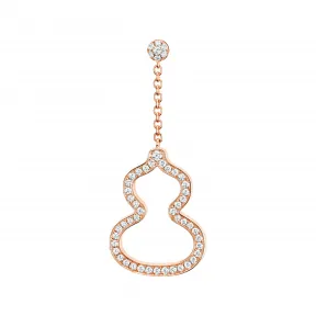 麒麟/qeelin Wulu 18K玫瑰金钻石耳环 WU-025-OER-RGD