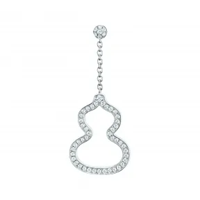 麒麟/qeelin Wulu 18K 白金钻石耳环 (耳环单独发售) WU-025-OER-WGD