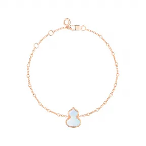 麒麟/qeelin Wulu 18K玫瑰金珍珠母贝手链 WU-030-BL-RGMOP