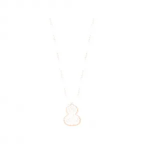 麒麟/qeelin Wulu Lace 18K玫瑰金钻石耳环 (中) WU-030-NL17-RGD