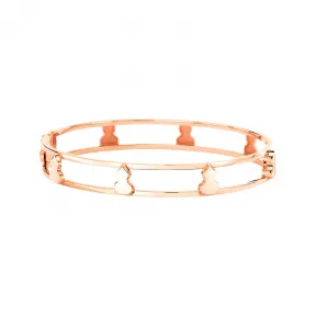 麒麟/qeelin Wulu 18K素金葫芦小八福手镯  (尺吋为14.5/15.5/16.5/17.5/18.5公分) WU-040-8BN145-RG