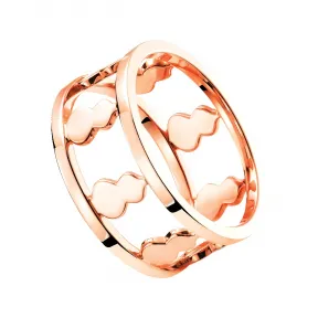 麒麟/qeelin Wulu 18K素金葫芦小八福戒指  (戒指尺寸可分为欧码49、51、53、56 及 58) WU-050-8RI49-RG