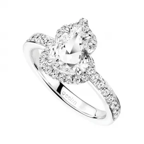 麒麟/qeelin Wulu Solitaire 18K白金钻石戒指 WU-050-RI-WGDWU