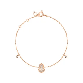 麒麟/qeelin Petite Wulu 18K玫瑰金钻石手链 WU-BR0009A-RGD
