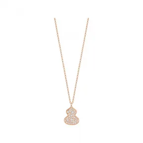 麒麟/qeelin Petite Wulu 18K玫瑰金钻石项链 WU-NL0018B-RGD