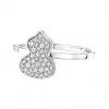 麒麟/qeelin Petite Wulu 18K白金钻石戒指 WU-RI0012A-WGD