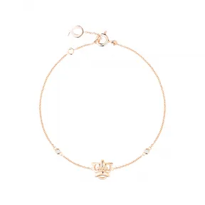 麒麟/qeelin Xiao Q Xi Xi 18K玫瑰金钻石手链 XX-050-XBL-RG