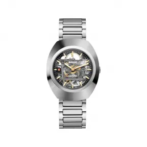 雷达/Rado DiaStar Original Skeleton 38.0MM Ceramos™, 精钢 自动机械机芯 中性表 R12162153
