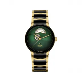 雷达/Rado Centrix Automatic Open Heart 39.5MM 精钢, 精钢 / PVD 自动机械机芯 中性表 R30008302