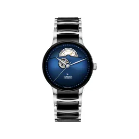 雷达/Rado Centrix Automatic Open Heart 39.5MM 精钢 自动机械机芯 中性表 R30012202