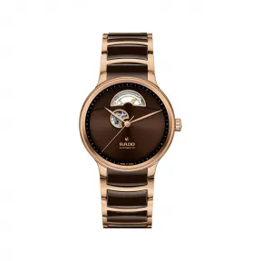 雷达/Rado Centrix Automatic Open Heart 39.5MM 精钢, 精钢 / PVD 自动机械机芯 中性表 R30013302