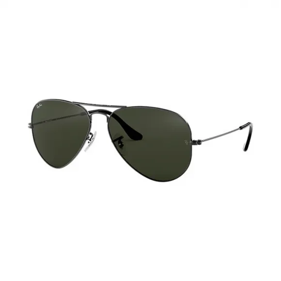Ray-Ban 雷朋 飞行员·经典 RB3025 枪色 - 金属 - 绿色 镜片 - 0RB3025W087958