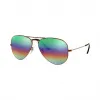 Ray-Ban 雷朋 飞行员•彩虹 RB3025 古铜色 - 金属 - Green Rainbow 镜片 - 0RB30259018C362