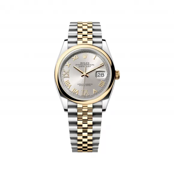 劳力士/Rolex 日志型 36 MM 黄金及蚝式钢 藉恒动摆陀双向自动上链 中性表 M126203-0031