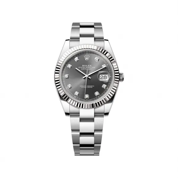 劳力士/Rolex 日志型 41 MM 白色黄金及蚝式钢 藉恒动摆陀双向自动上链 男表 M126334-0005