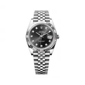 劳力士/Rolex 日志型 41 MM 白色黄金及蚝式钢 藉恒动摆陀双向自动上链 男表 M126334-0012