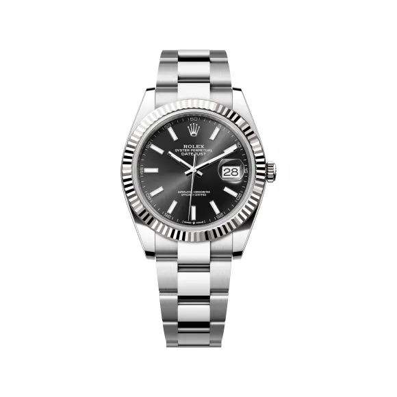 劳力士/Rolex 日志型 41 MM 白色黄金及蚝式钢 藉恒动摆陀双向自动上链 男表 M126334-0017