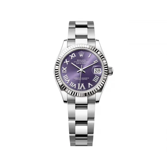 劳力士/Rolex 日志型 31 MM 白色黄金及蚝式钢 藉恒动摆陀双向自动上链 女表 M278274-0025