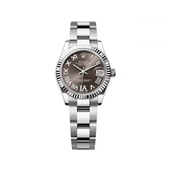 劳力士/Rolex 日志型 31 MM 白色黄金及蚝式钢 藉恒动摆陀双向自动上链 女表 M278274-0027