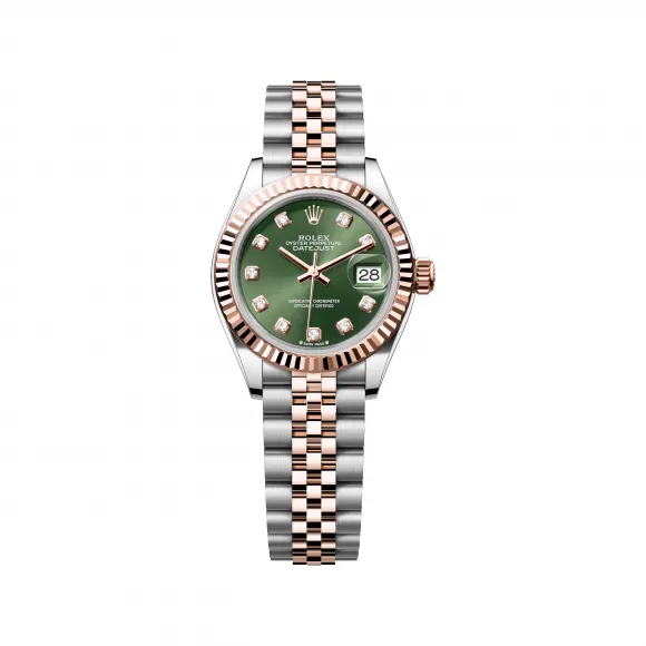 劳力士/Rolex 女装日志型 28 MM 永恒玫瑰金及蚝式钢 藉恒动摆陀双向自动上链 女表 M279171-0007