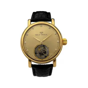 海鸥/Seagull 陀飞轮系列 42mm 24K金 手动机械机芯 男表 118.85.7037V