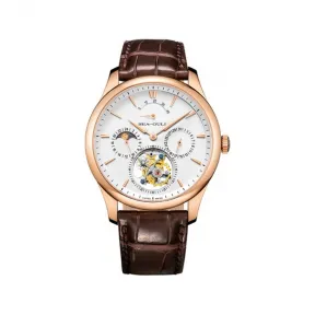 海鸥/Seagull 陀飞轮系列 41mm 镀玫瑰金,不锈钢 手动机械机芯 男表 518.937