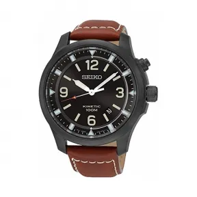 精工/Seiko Men'S系列 不锈钢 Kinetic 男表 SKA691P1