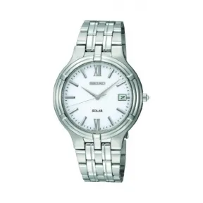 精工/Seiko Men'S系列 不锈钢 太阳能机芯 男表 SNE025P1
