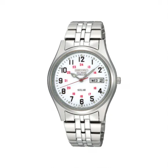 精工/Seiko Solar系列 精钢 石英机芯 Seiko Usa SNE045